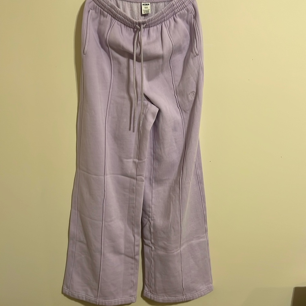 Victoria Secert flare leg sweat pants.